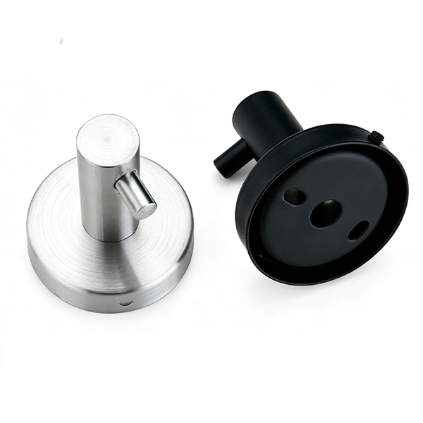 brushed finish bathroom hook