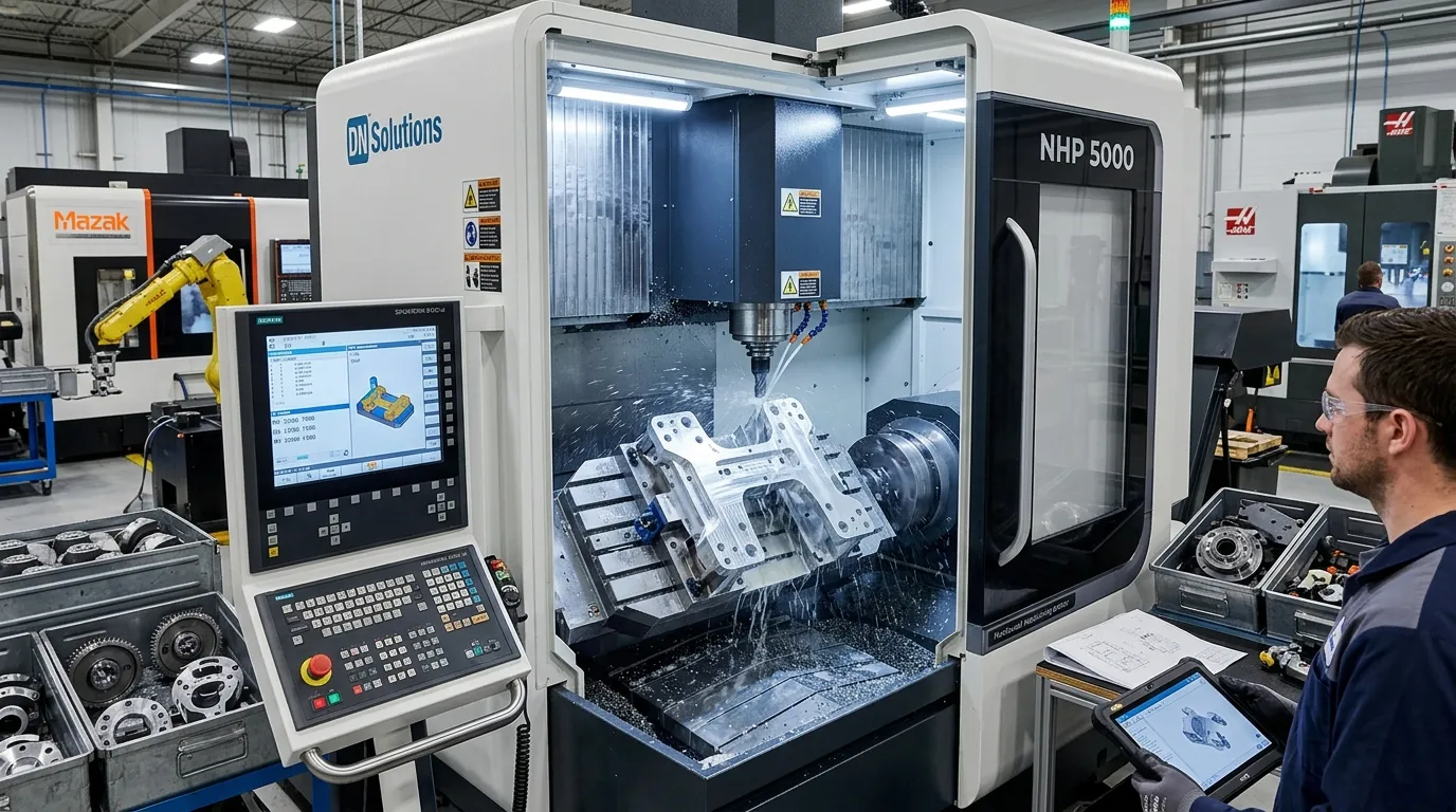 CNC machining for industrial automation parts
