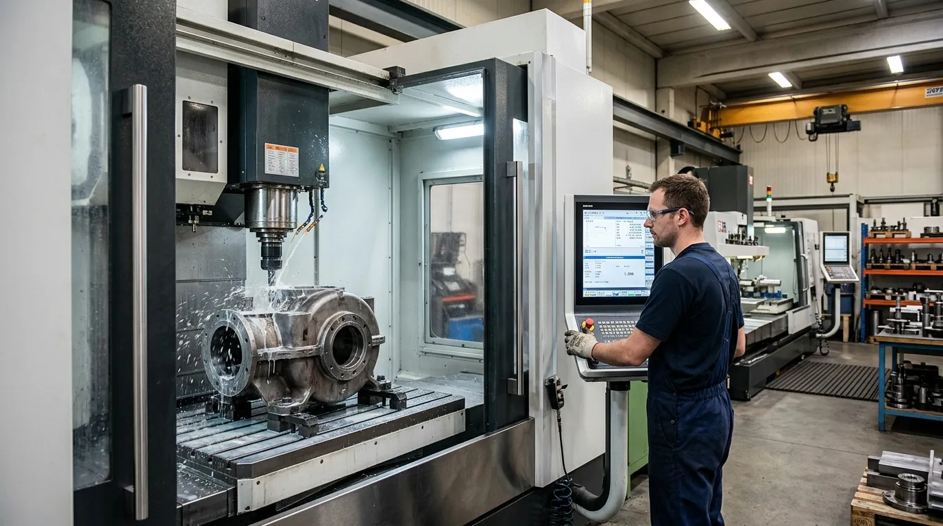 CNC machining for industrial equipment