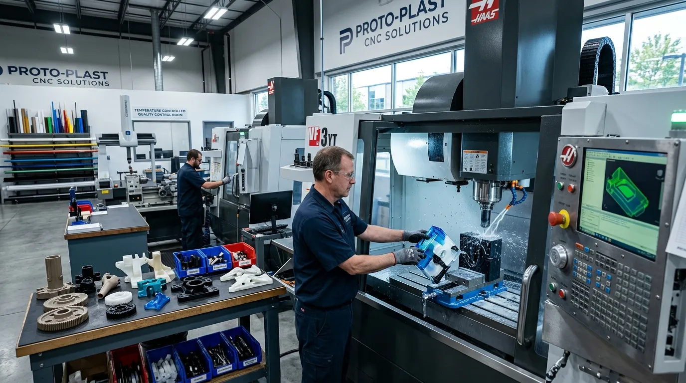 custom plastic CNC machining manufacturer