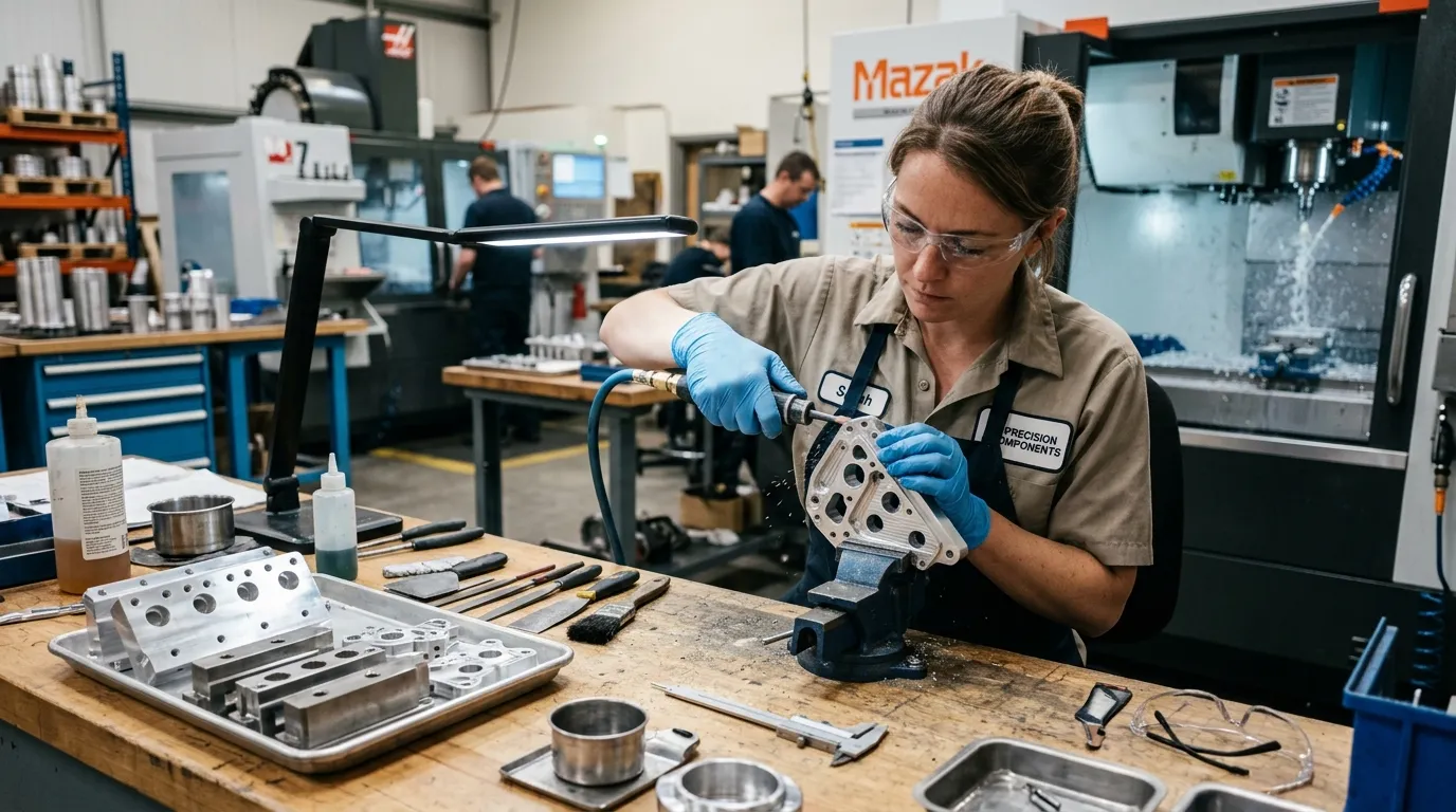 machined parts finishing